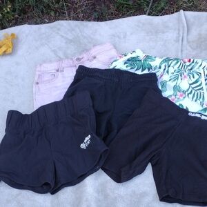 Kids Shorts Collection - Black, Pink, Tropical